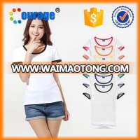 COURAGE Design Manufacture Custom Logo Blank Polo Women Contrast T-Shirt