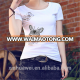 Breathable women printed plain 0.5 t-shirts